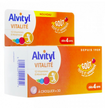 ALVITYL -  VITALITE 30 comprimes a croquer
