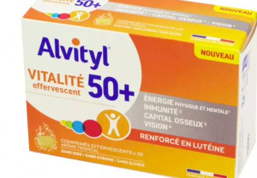 ALVITYL - Vitalit&eacute; 50+ - 30 comprim&eacute;s effervescents
