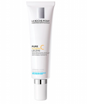 LA ROCHE POSAY - PURE VITAMIN C10 - Cr&egrave;me l&eacute;g&egrave;re &eacute;clat anti-rides fermet&eacute; 40ml