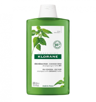KLORANE - Shampoing s&eacute;bor&eacute;gulateur &agrave; l'Ortie Bio 400ml