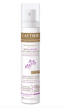 CATTIER - Nectar &eacute;ternel soin l&eacute;ger anti-&acirc;ge lissant bio 50ml