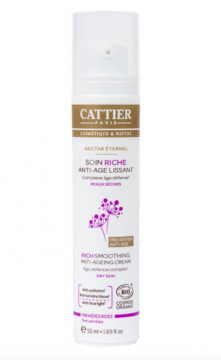 CATTIER - Nectar &Eacute;ternel - Soin Riche Anti-&acirc;ge Lissant bio 50ml
