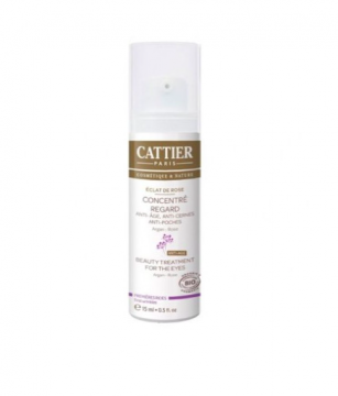 CATTIER - Bio &eacute;clat de rose concentr&eacute; regard 15ml