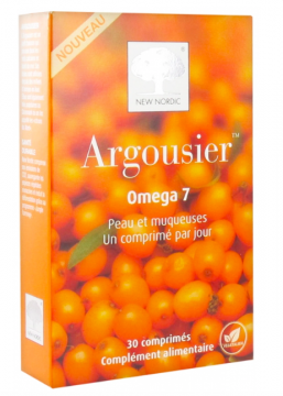 NEW NORDIC - Argousier omega 7 peau et muqueuses 30 Comprim&eacute;s