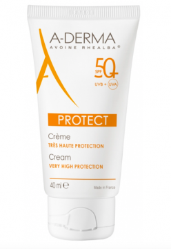 ADERMA - Protect cr&egrave;me tr&egrave;s haute protection SPF50+ sans parfum 40ml