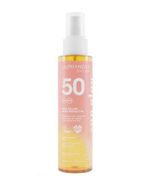ALPHANOVA - DAILY SUN - Huile solaire haute protection SPF50 125ml