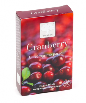 NEW NORDIC - CRANBERRY 30 comprim&eacute;s