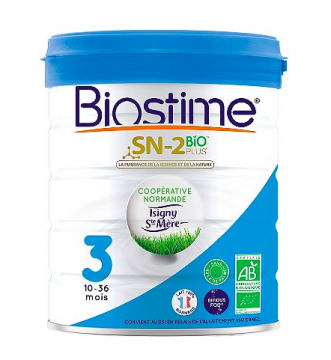 BIOSTIME - Lait SN-2 bio plus 3ème âge 10 à 36 mois 800g