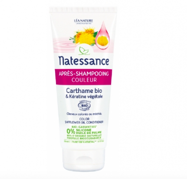 NATESSANCE - Apr&egrave;s-shampoing couleur carthame bio & k&eacute;ratine v&eacute;g&eacute;tale 200ml