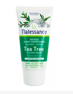NATESSANCE - Masque avant-shampoing tea tree & k&eacute;ratine v&eacute;g&eacute;tale 150ml