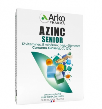 ARKOPHARMA - AZINC SENIOR 30 comprim&eacute;s