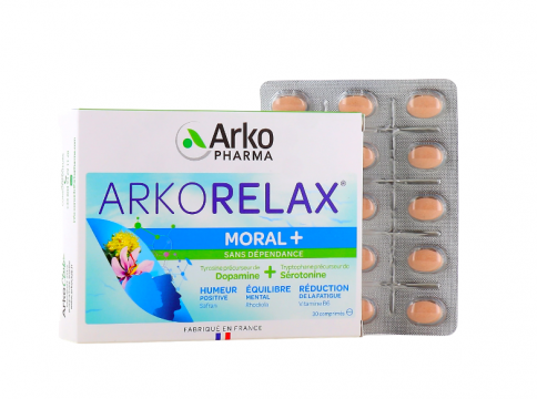 ARKOPHARMA - ARKORELAX moral+ 60 comprim&eacute;s