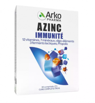 ARKOPHARMA - AZINC immunit&eacute; 30 comprim&eacute;s