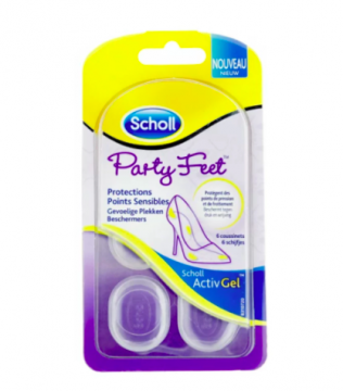 SCHOLL - Party feet bo&icirc;te de 6 coussinets