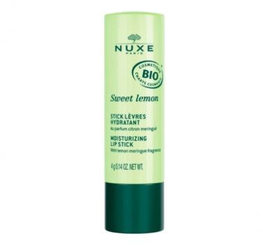 NUXE - Sweet Lemon - Stick l&egrave;vres hydratant au parfum citron meringu&eacute; 4g