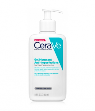 CERAVE - Gel moussant anti-imperfections 236ml