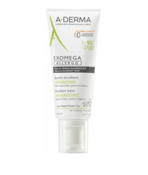 ADERMA - EXOMEGA ALLERGO - Baume &eacute;mollient anti-grattage 200ml