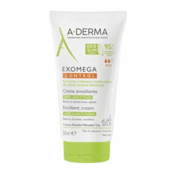 ADERMA - EXOMEGA CONTROL cr&egrave;me &eacute;molliente anti-grattage 50ml