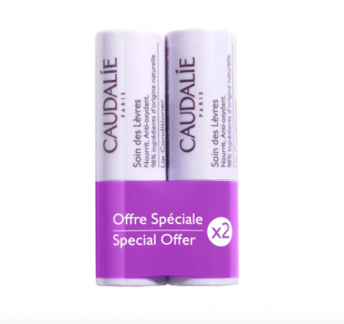 CAUDALIE -  VINOTHERAPIST stick soin des l&egrave;vres nourrissant anti-oxydant, 2x4,5g