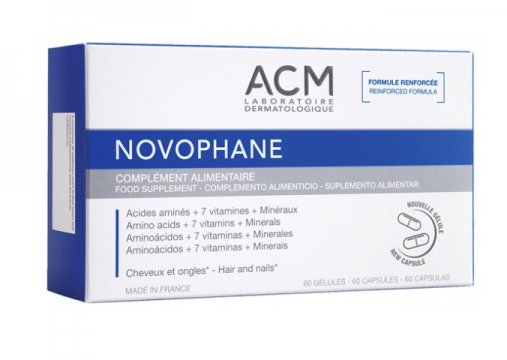 ACM - NOVOPHANE - Cheveux et ongles 60 g&eacute;lules
