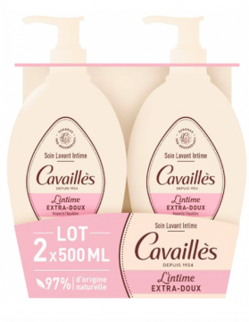 ROGE-CAVAILL&Egrave;S - Soin lavant intime &eacute;xtra-doux lot de 2x500ml