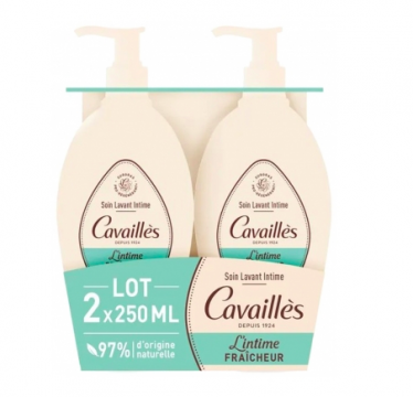 ROGE-CAVAILL&Egrave;S - Soin lavant intime fra&icirc;cheur Lot de 2x250ml