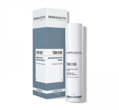 DERMACEUTIC - TURNOVER cr&egrave;me de nuit anti-&acirc;ge lissante 40ml