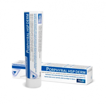 PILEJE - PORPHYRAL HSP DERM - cr&egrave;me r&eacute;paratrice et hydratante des peaux alt&eacute;r&eacute;es, s&egrave;ches, d&eacute;shydrat&eacute;es 50ml
