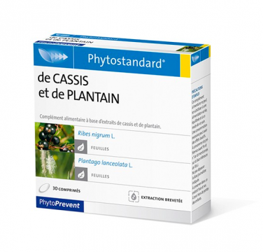 PILEJE - PHYTOSTANDARD - Cassis plantain 30 comprim&eacute;s