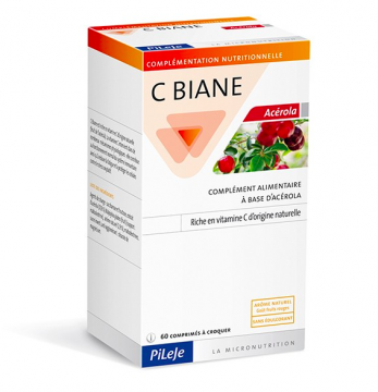 PILEJE - C BIANE - Ac&eacute;rola 60 comprim&eacute;s