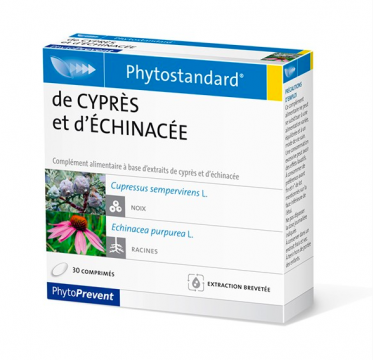PILEJE - PHYTOSTANDARD - Cypr&egrave;s echinac&eacute;e 30 comprim&eacute;s
