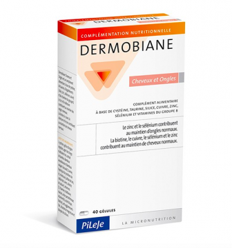 PILEJE - DERMOBIANE - Cheveux et Ongles 40 g&eacute;lules