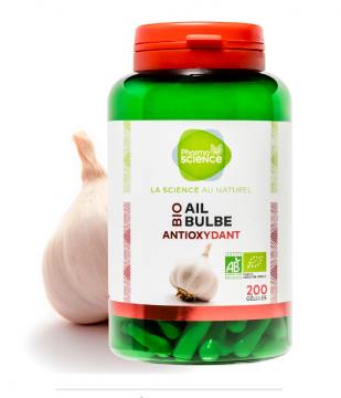 PHARMASCIENCE - Ail bulbe 200 g&eacute;lules