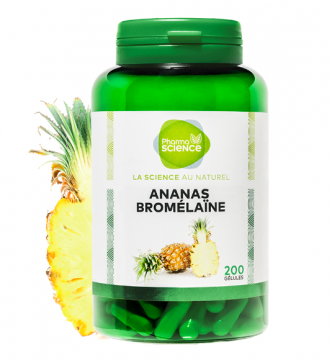 PHARMASCIENCE - Ananas brom&eacute;la&iuml;ne 200 g&eacute;lules