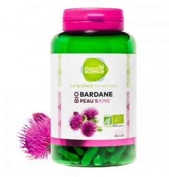 PHARMASCIENCE - Bardane bio 200 g&eacute;lules
