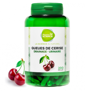 PHARMASCIENCE - Queues de cerises 200 g&eacute;lules