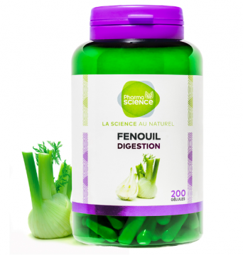 PHARMASCIENCE - Fenouil 200 g&eacute;lules