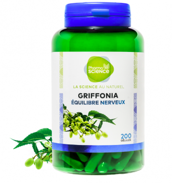 PHARMASCIENCE - Griffonia &eacute;quilibre neveux 200 g&eacute;lules