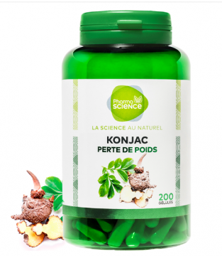 PHARMASCIENCE - Konjac perte de poids 200 g&eacute;lules