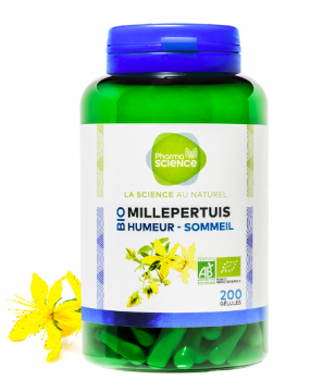 PHARMASCIENCE - Millepertuis bio 200 g&eacute;lules