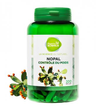 PHARMASCIENCE - Nopal 200 g&eacute;lules