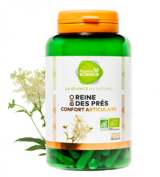 PHARMASCIENCE - Reine des pr&eacute;s bio confort-articulaire 200 g&eacute;lules