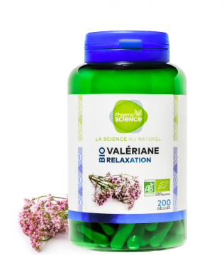 PHARMASCIENCE - Val&eacute;riane bio relaxation 200 g&eacute;lules