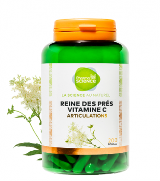 PHARMASCIENCE - Reine des pr&eacute;s vitamine C 200 g&eacute;lules