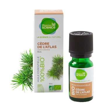 PHARMASCIENCE - Huile essentielle - C&egrave;dre de l'atlas bio 10ml