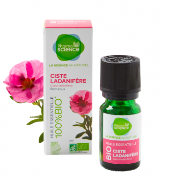 PHARMASCIENCE - Huile essentielle - Ciste ladanf&egrave;re 5ml