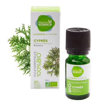 PHARMASCIENCE - Huile essentielle - Cypr&egrave;s 10ml