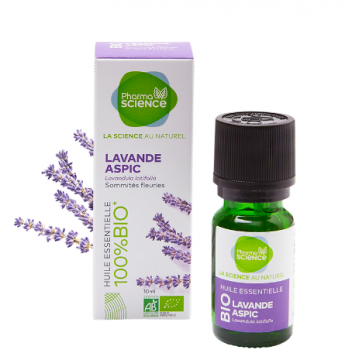 PHARMASCIENCE - Huile essentielle - Lavande aspic 10ml