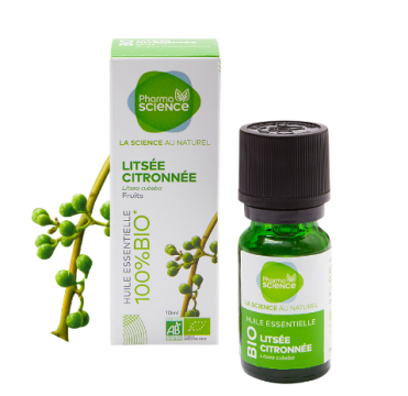 PHARMASCIENCE - Huile essentielle - Lits&eacute;e citronn&eacute;e 10ml