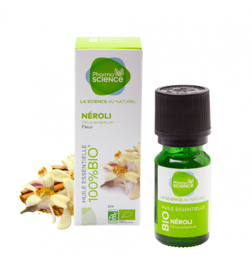 PHARMASCIENCE - Huile essentielle - N&eacute;roli bio 2ml